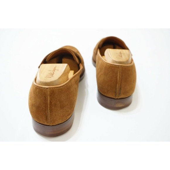 Cordings Piccadilly Benchmade Suede Penny Loafer - Picture 3 of 8